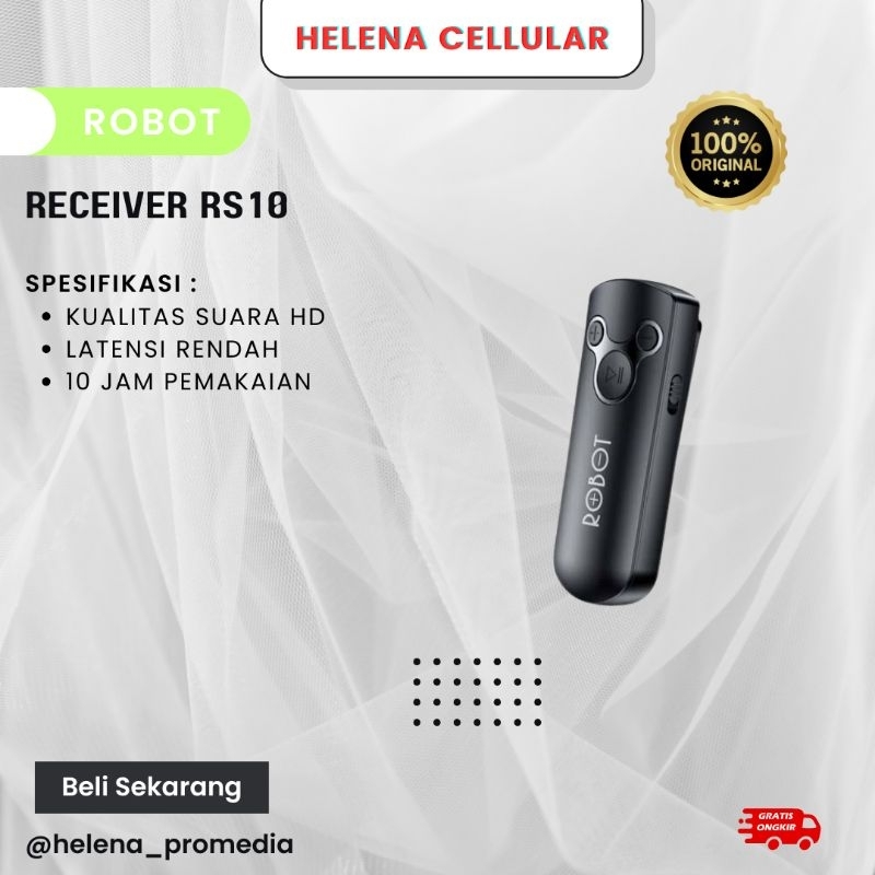 Receiver Bluetooth Robot RS10 Small and Portable