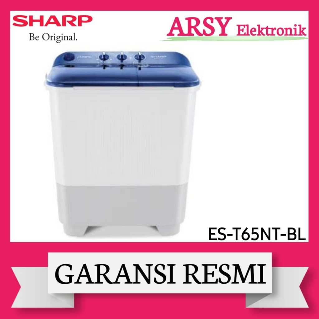 MESIN CUCI SHARP 2TABUNG 6,5KG EST-65NTGY/SHARP MESIN CUCI 2TABUNG 6,5KG EST-65NTGY GARANSI RESMI