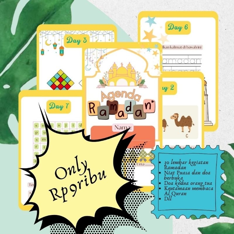 

Agenda Ramadan Anak Usia Taman Kanak-kanak