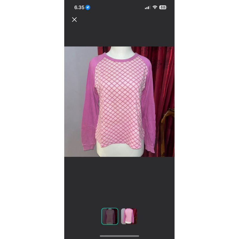 not liz lisa mezzo piano pink atasan kaos