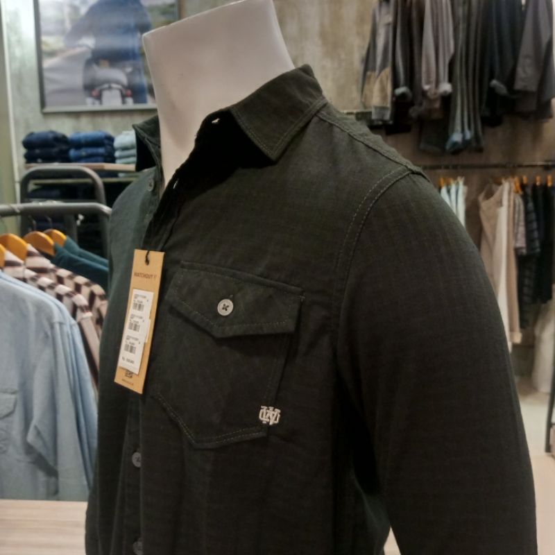 KEMEJA PRIA WATCHOUT JEANS SLIMFIT