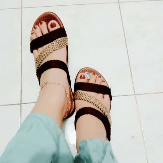 Terbaru Sandal Wanita Turki Model Slempang  Sandal Wanita Adesa Terbaru Murah Berkualitas