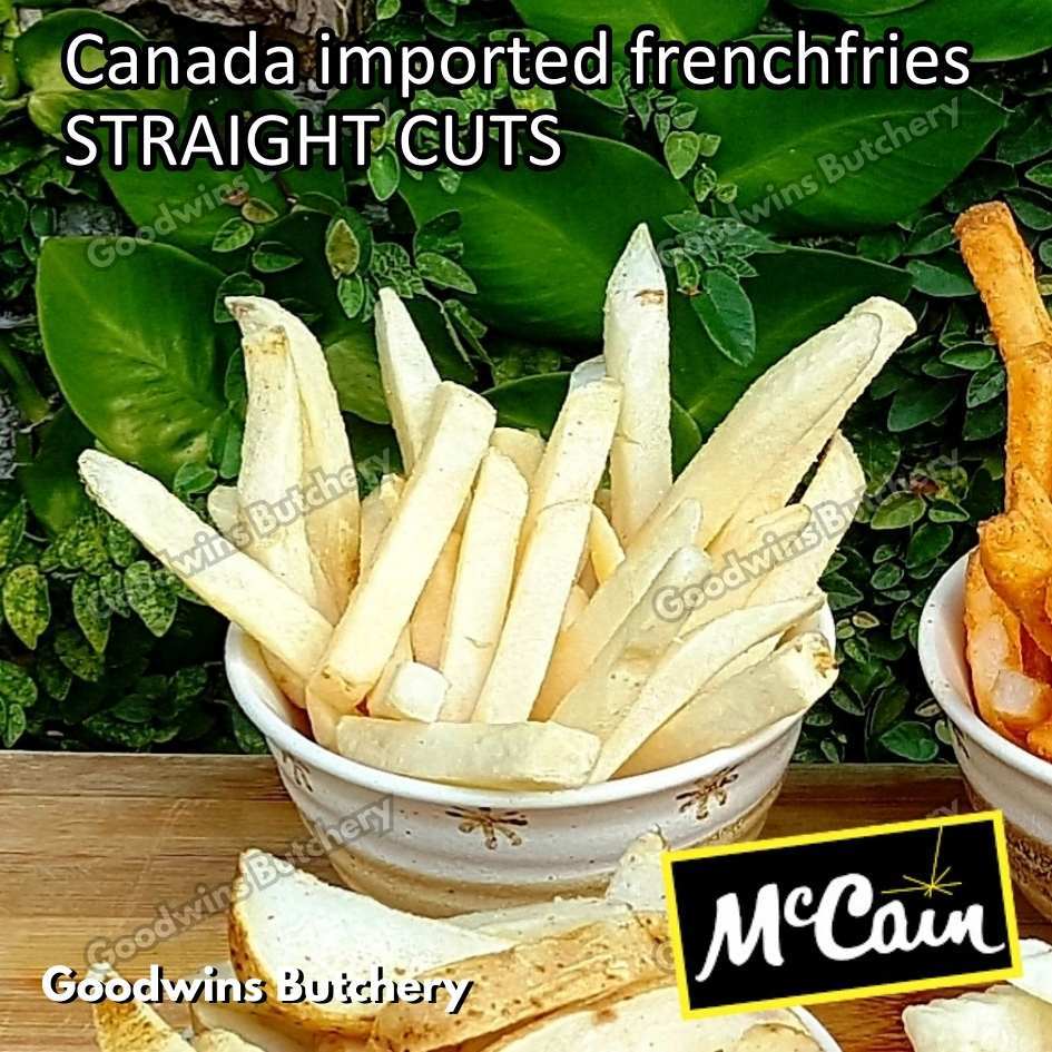 

Frenchfries STRAIGHT CUT 3/8" 1cm McCain Canada kentang goreng frozen import french fries Mc Cain