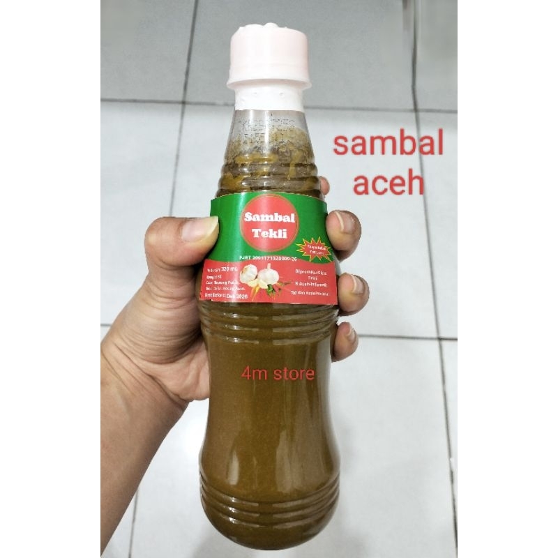 

sambal aceh halal oleh oleh aceh chili aceh tekli halal sambel cabe