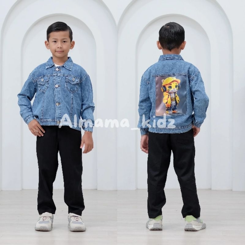 JACKET JEANS ANAK COWOK 1-10 TAHUN