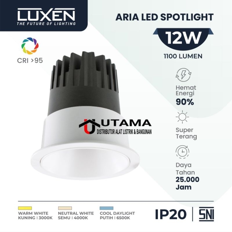 Luxen Spotlight LED Aria COB 12 watt