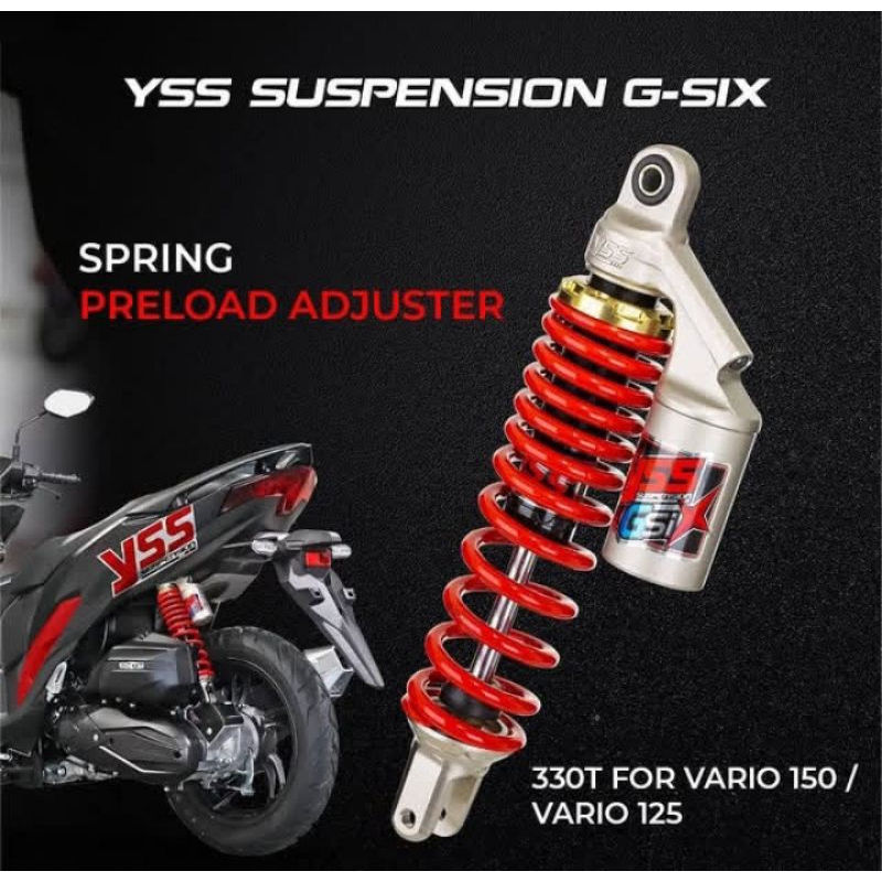 Shockbreaker Shock YSS G-SIX VARIO BEAT ORIGINAL 330 MM
