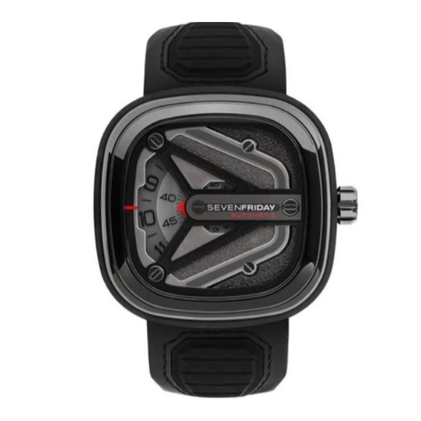 SEVENFRIDAY M3/01 Official Jam Tangan Hitam Pria Engine M-SERIES