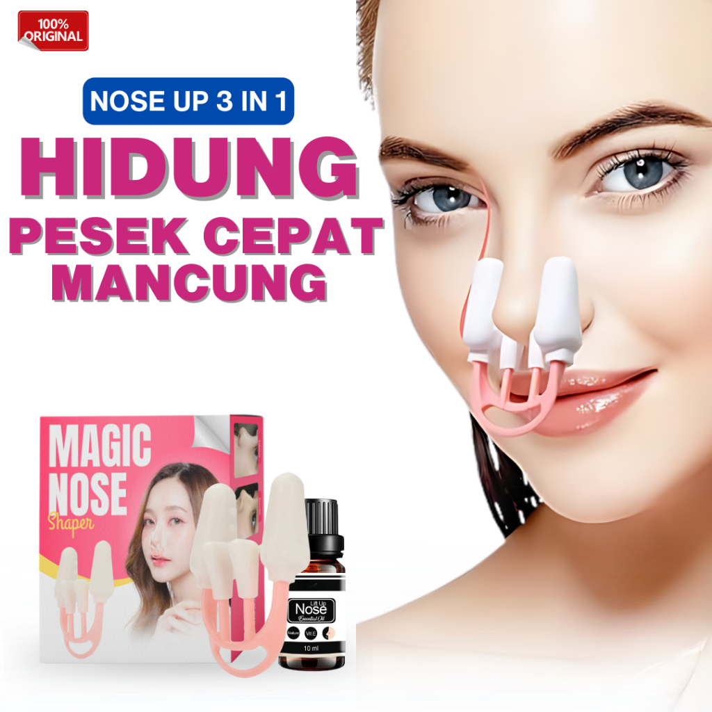 Nose Up Alat Pemancung Hidung Alami - Magic Nose Shaper Alat Penjepit Pemancung Hidung Permanen