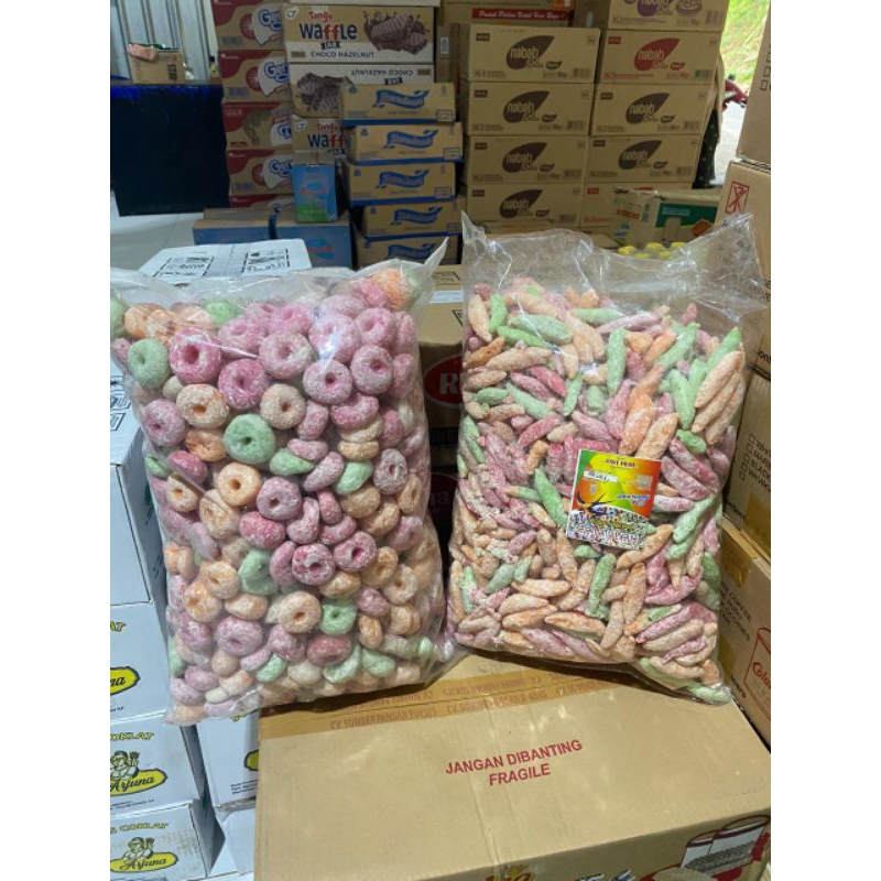 

Getas warna warni/widaran bulat 1.8kg