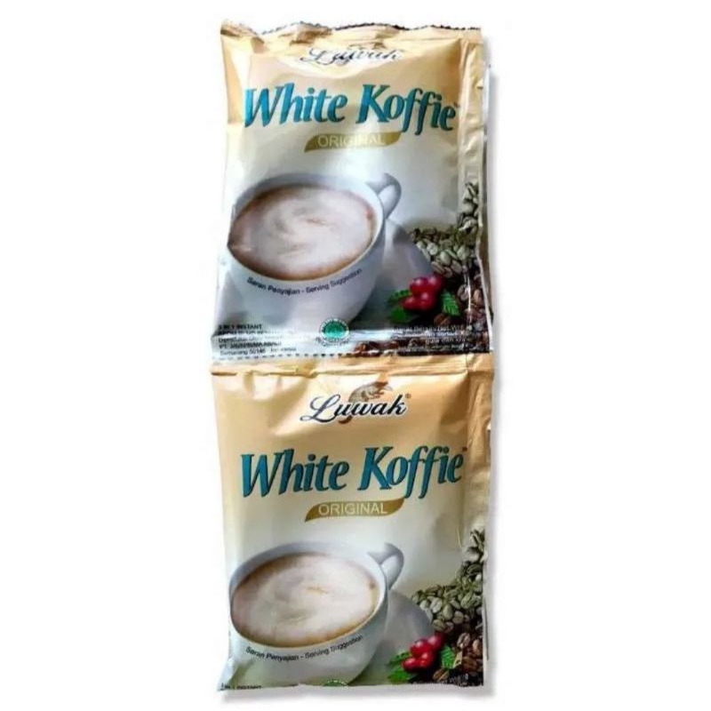 

Luwak White Koffie 1 Renceng / 10 Sachet