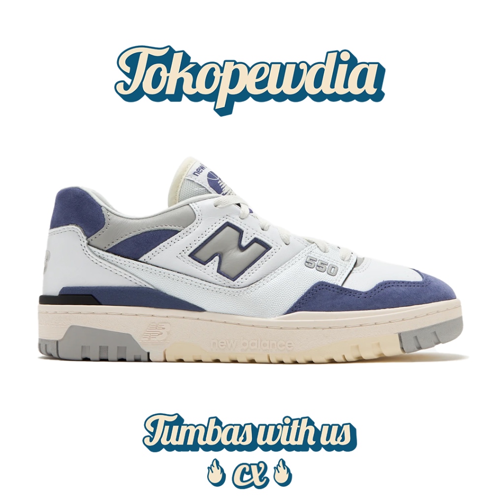 New Balance 550 White Navy / Dream State (BB550BWG)