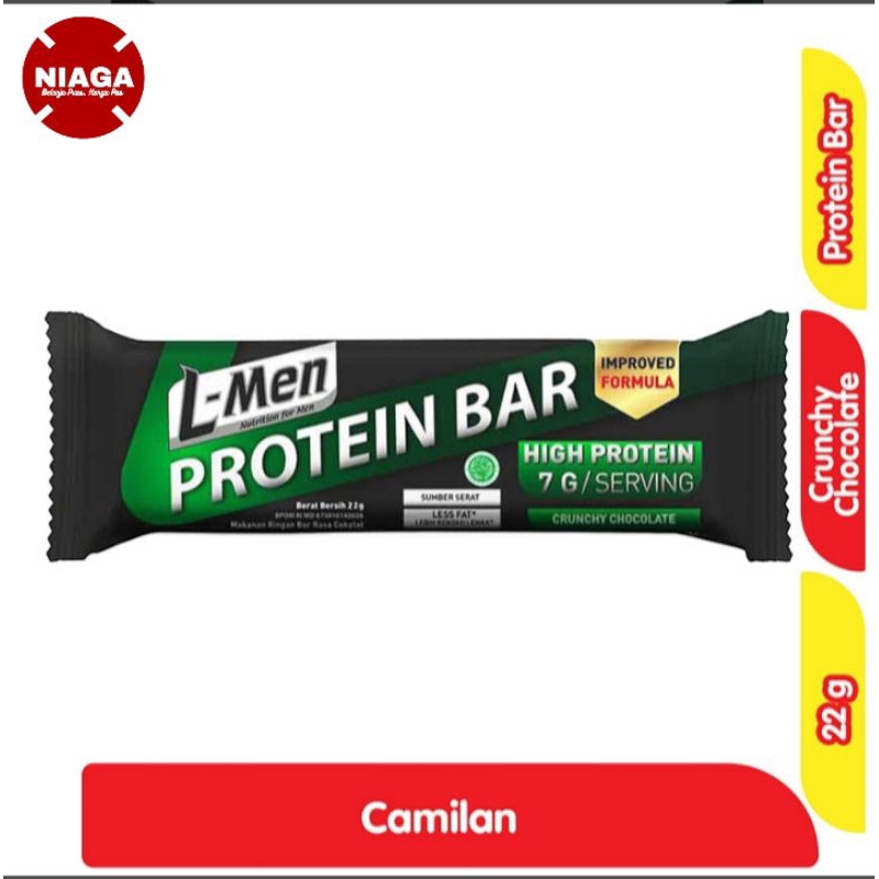 

L-Men Protein Bar Cokelat 22 g