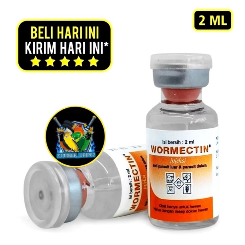 WORMECTIN INJEKSI ANTI PARASIT SAPI KUCING ANJING
