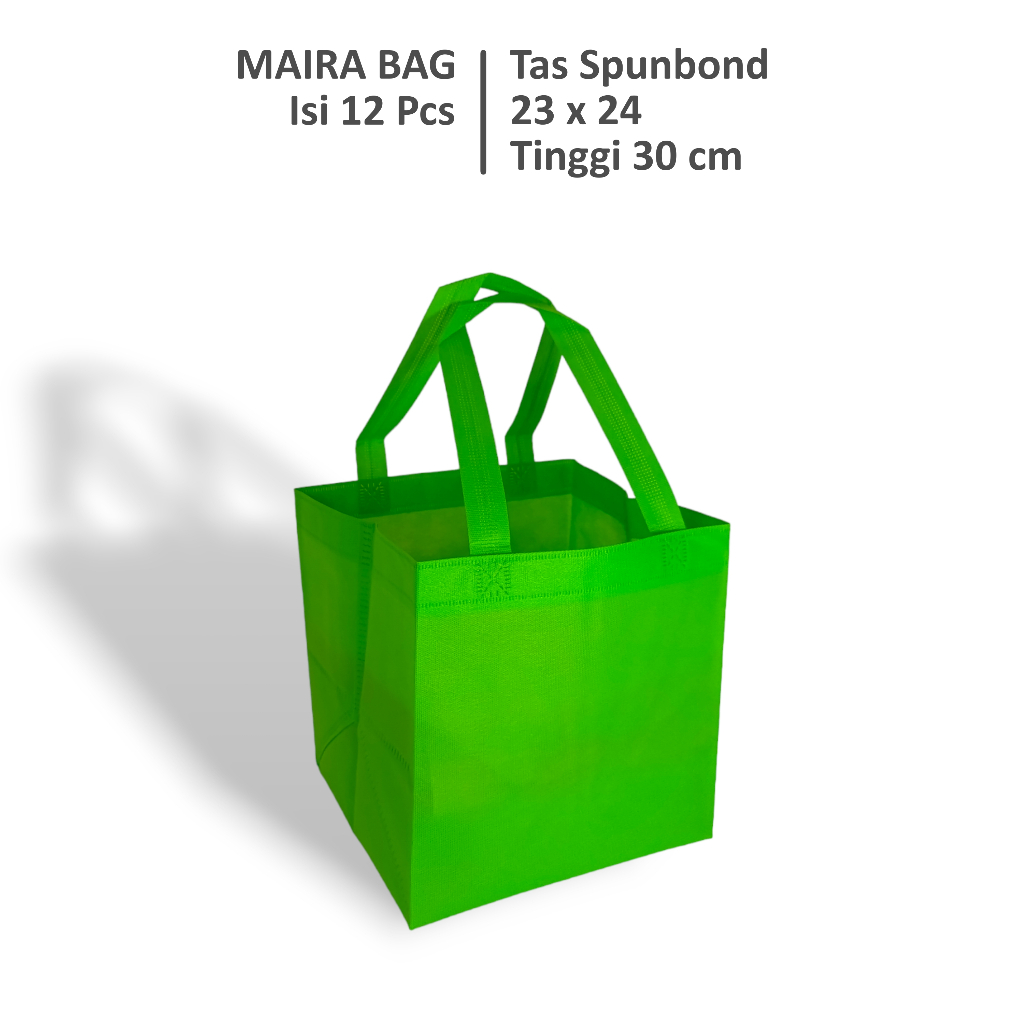 

(12 Pcs) Tas Hajatan 23x24 Tinggi 30 cm / Untuk Box Nasi uk 22x22 (R10B)