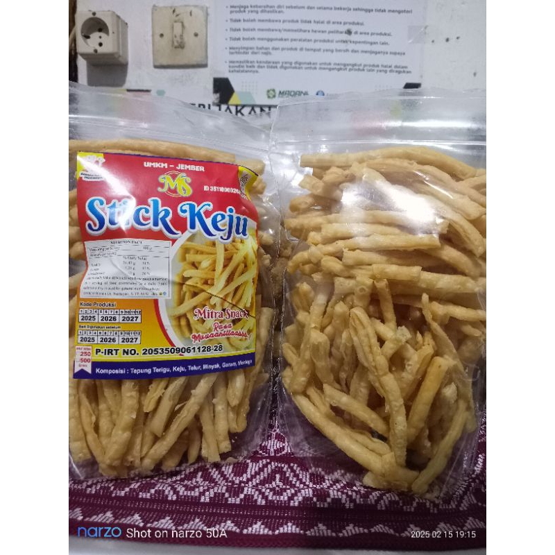 

Stick Keju 250 gr