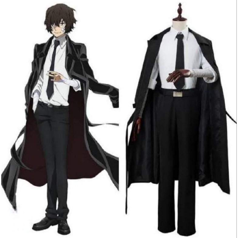 Tren CODJUBAH COAT PARKA DAZAI OSAMU BUNGOU STRAY DOGS COSPLAY