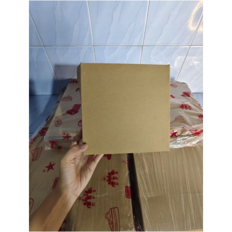 Kotak Dus Kraft Coklat/Kotak Dus Nasi/Kotak Dus Nasi Catering/ Kotak Dus Renda Coklat