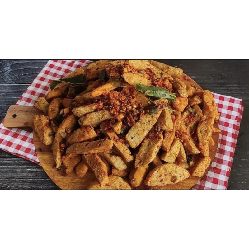 

(BISA COD) basreng murah 100 gram harga grosiran barang baru rasa pedas daun jeruk