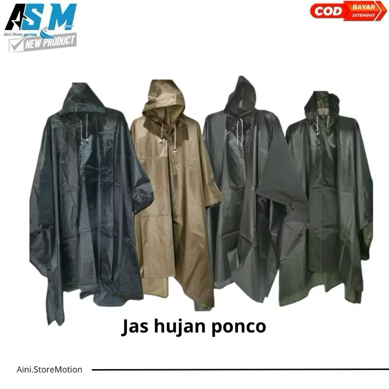 Jas Hujan Ponco kelelawar Jas hujan WaterProof Model Ponco Kelelawar