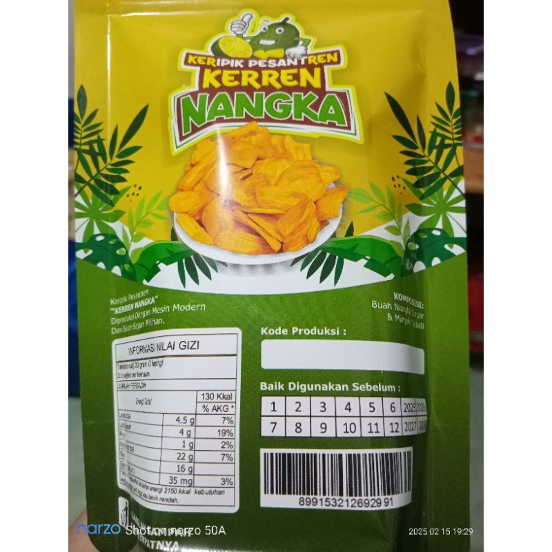

Keripik Pesantren Kerren Nangka 75gr
