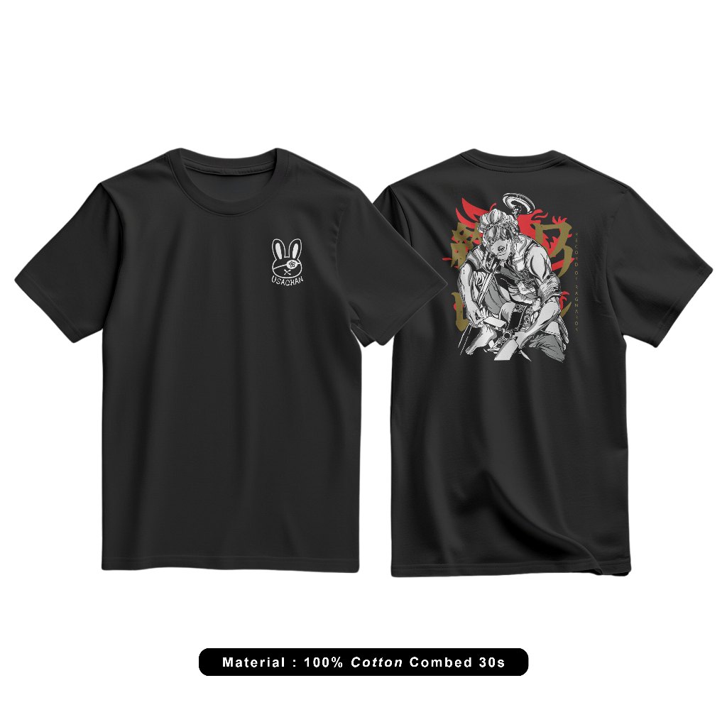 KAOS USACHAN BUDDHA RECORD OF RAGNAROCK | TSHIRT BAHAN COMBED 30 S