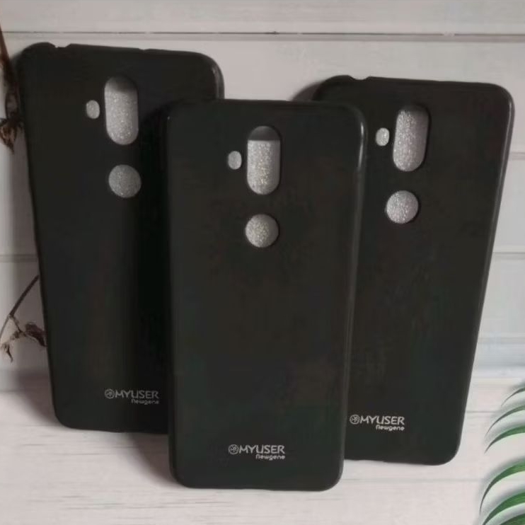 Case Matte Myuser Asus Zenfone 5Q / Zenfone 5 Lite / ZC600KL Casing Atau Kondom Softcase Black Matte