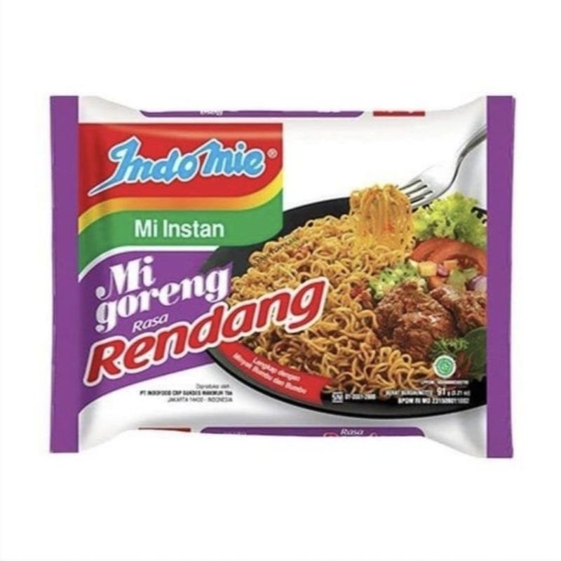 

INDOMIE Goreng || RENDANG