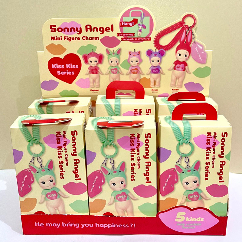 [READY STOCK SELECTED] Sonny Angel Kiss Kiss Series Mini Figure Charm Sonny Angels Valentine Candy S
