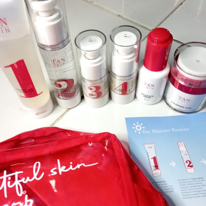 TANSKIN FULL SERIES (Whitening & Glass Skin) Skincare Tan Skin ORIGINAL Perawatan Wajah Tanskin Skin
