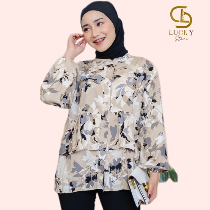 Gevani Blouse Motif Rayon Viscose
