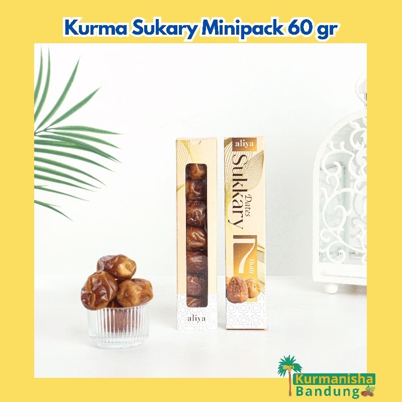 

Kurma Sukary Minipack 60 gr - Kurma Manis - Murah - Nikmat