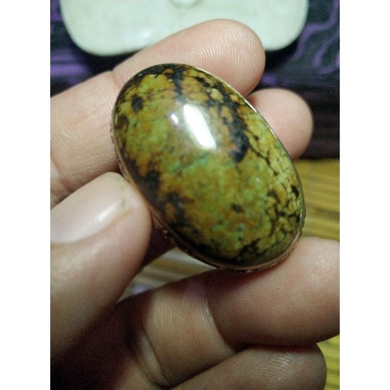 Batu Pirus Hubei/Tibet Natural tua Unik kode 14/282