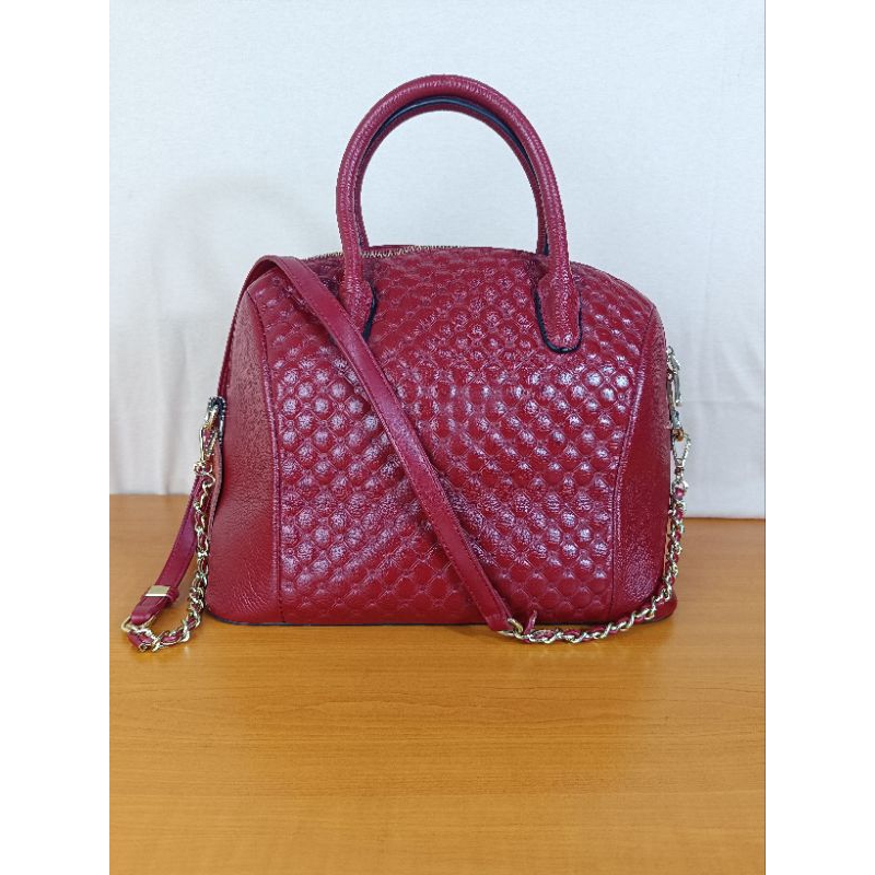 Tas Kulit Asli Mantul Preloved