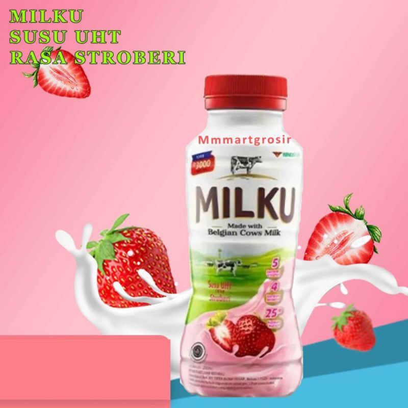 

Milku Real Milk Belgian Cows Strawberry 200 ml