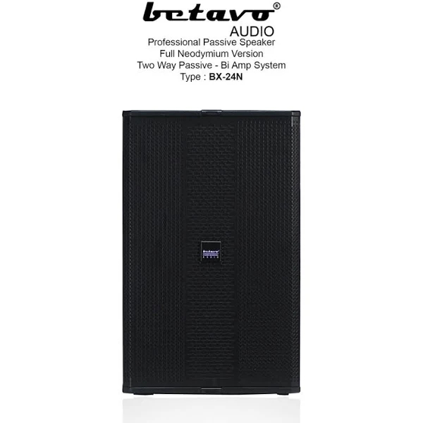 Speaker Pasif Betavo BX-24N Two Way Passive - Bi Amp System Betavo bx 24n - Tanyakan stok terlebih d