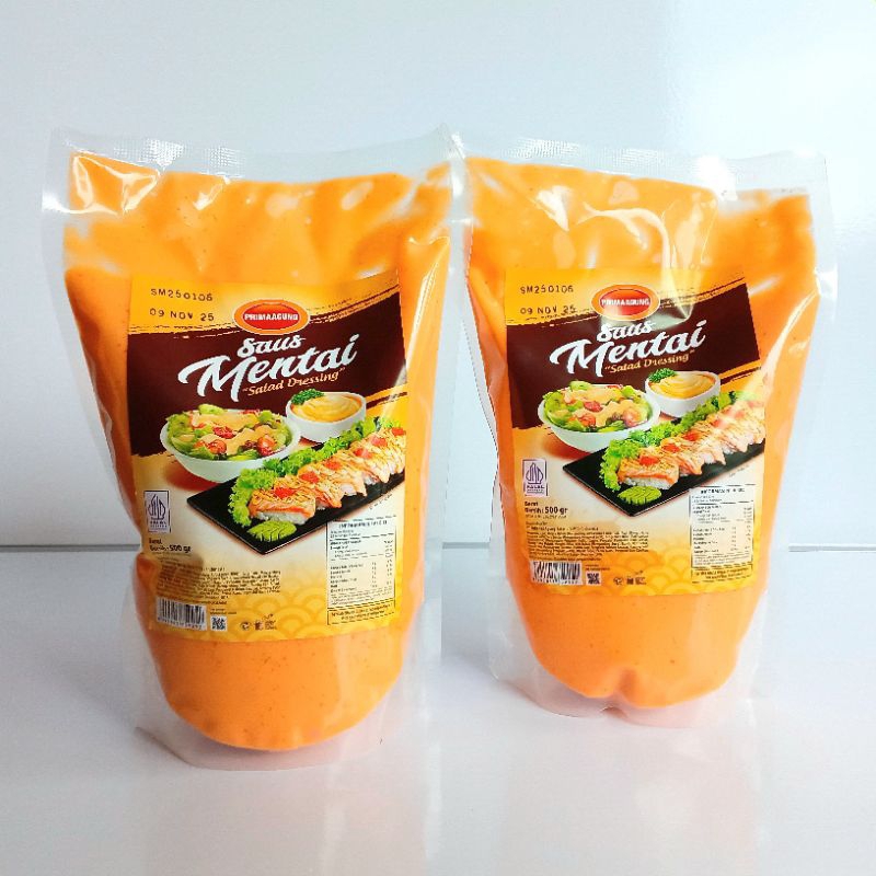 

Saos Sambal Mentai Prima Agung 500gr ( Pak ) [ Original ]