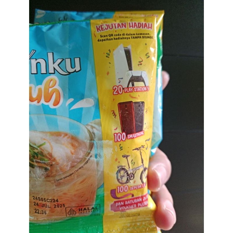 

Bihunku Seduh Rasa Bakso Kemasan 24 Gram