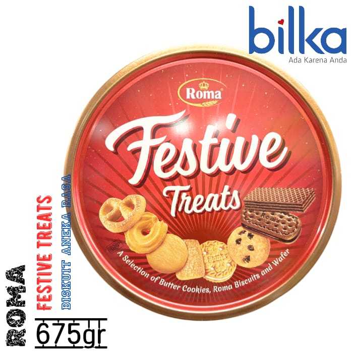 

ROMA Festive Treats Biskuit Aneka Rasa 675g