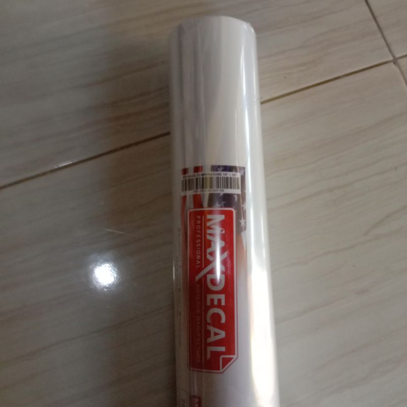 

sticker putih glosi (meteran) P 3 meter L 45 cm