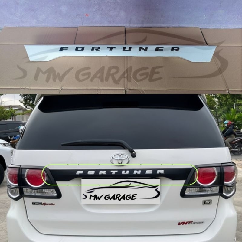 Trunklid List Moulding Bagasi Fortuner 2012 2013 2014 2015 Original