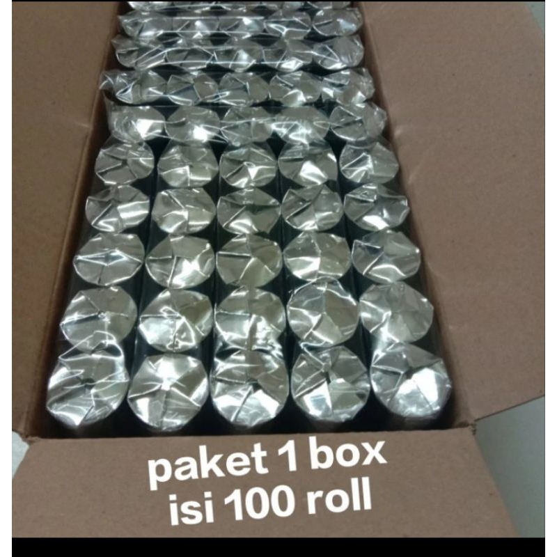 

( 100 ROLL) KERTAS THERMAL POLOS 57X30 58X30 MM