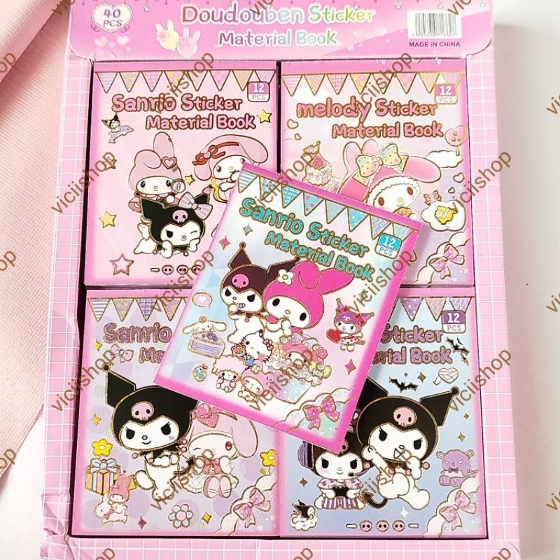 

Mainan Stiker Buku Karakter Lucu [ 12 Lembar ]/Mainan Sticker Note/Mainan Tempel Anak Anak
