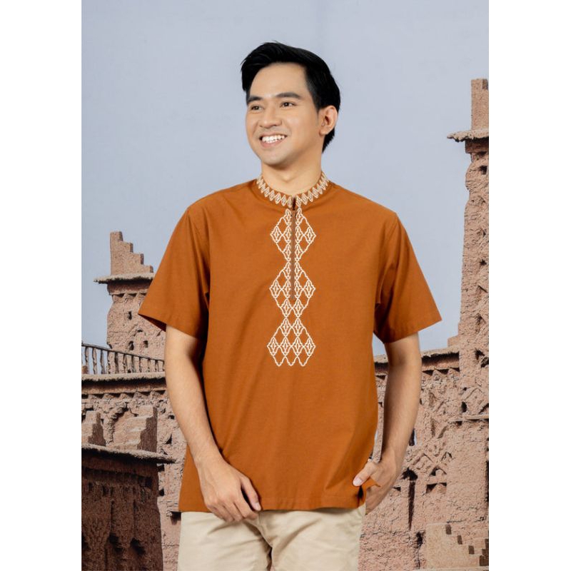 Koko Lengan Pendek Dewasa Elzatta Koko Bordir Marrakesh