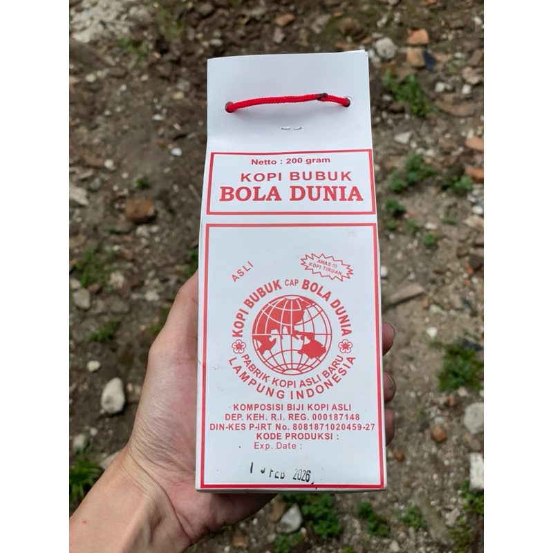 

KOPI BOLA DUNIA ASLI BARU [200Gr] KOPI ROBUSTA LAMPUNG