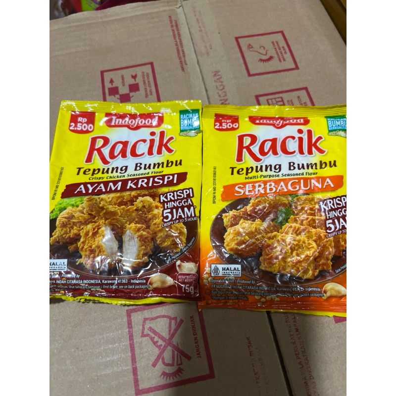 

indofood Racik Tepung Bumbu serbaguna 75gx1 pcs