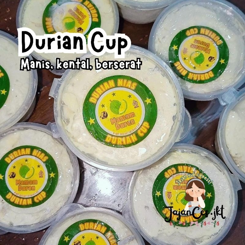 

READY STOCK | DURIAN CUP NIAS 100ML