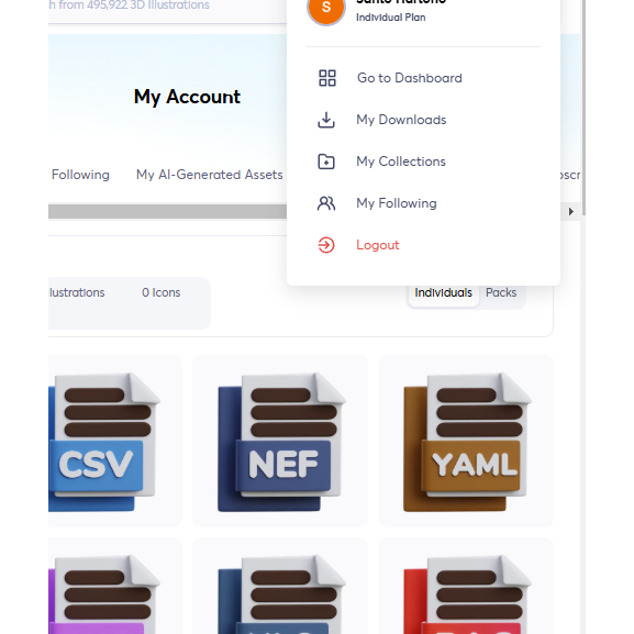 Jasa Download Iconscout (3d icon , Icon , Lottie Animation )