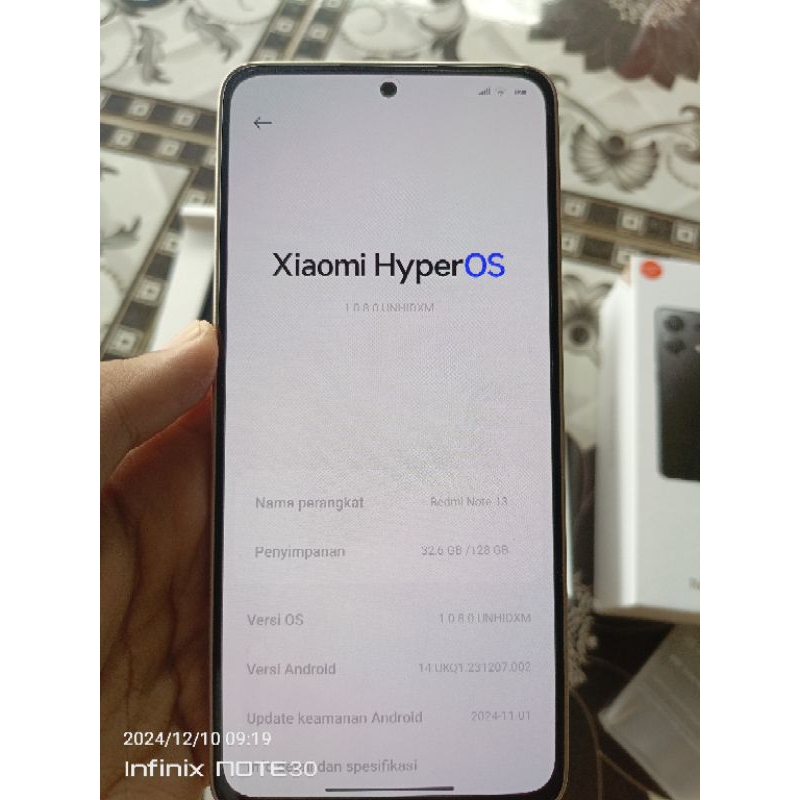 Redmi Note 13 4G Ram 8/128 Second original