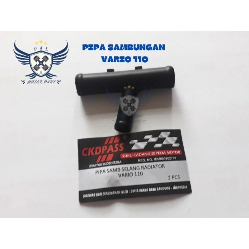 pipa sambungan T selang radiator vario 110